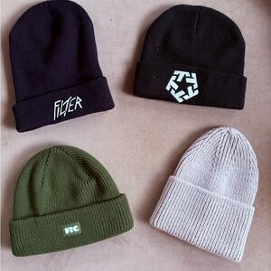 Set of Four Skate Beanies